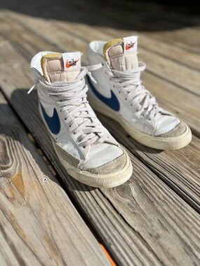 Nike White High-Top blazers 77